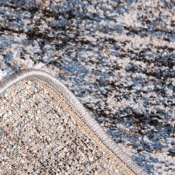 (A410) Hachure Blue Woven Area Rug, 5x7 -Rugs Sales Store a410 hachure blue woven area rug 5x7 6