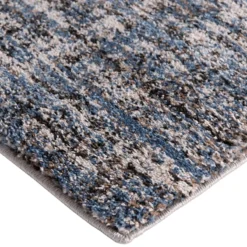 (A410) Hachure Blue Woven Area Rug, 8x10 9 (A410) Hachure Blue Woven Area Rug, 8x10 -Rugs Sales Store a410 hachure blue woven area rug 8x10 4