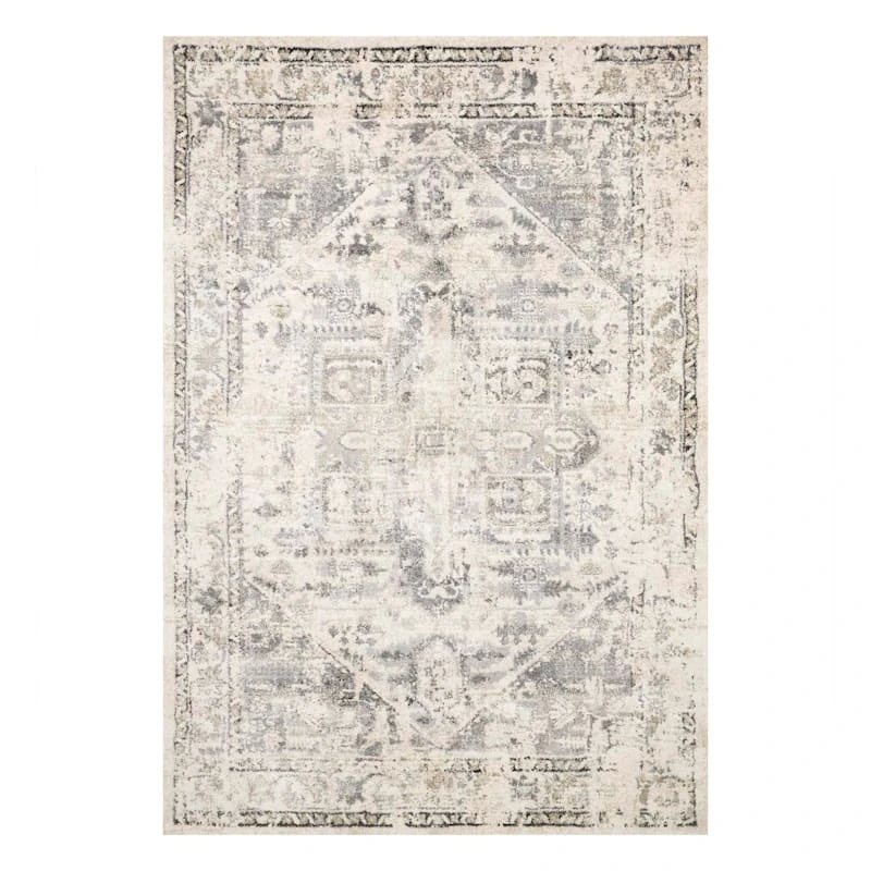 (A433) Cliff Grey Stone Area Rug, 8x10 1 (A433) Cliff Grey Stone Area Rug, 8x10