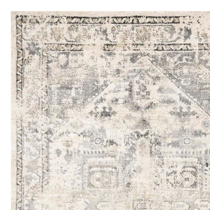 (A433) Cliff Grey Stone Area Rug, 8x10 2 (A433) Cliff Grey Stone Area Rug, 8x10 - Image 2