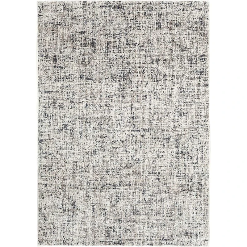 (A455) Crosby St Lenora Grey Woven Area Rug, 5x7 1 (A455) Crosby St Lenora Grey Woven Area Rug, 5x7