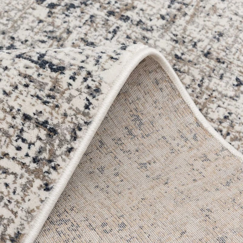 (A455) Crosby St Lenora Grey Woven Area Rug, 5x7 7 (A455) Crosby St Lenora Grey Woven Area Rug, 5x7 - Image 7