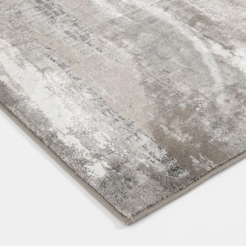 (A479) Camden Canbera Neutral Abstract Area Rug, 5x7 3 (A479) Camden Canbera Neutral Abstract Area Rug, 5x7 - Image 3