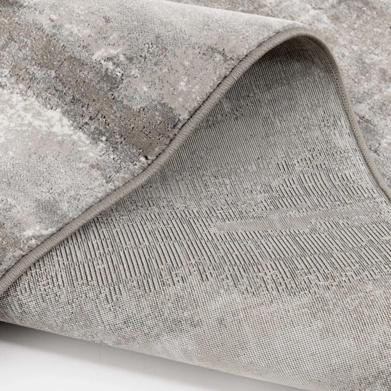 (A479) Camden Canbera Neutral Abstract Area Rug, 5x7 6 (A479) Camden Canbera Neutral Abstract Area Rug, 5x7 - Image 6