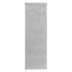 (A482) Crosby St Neutral Palm Runner, 2x6