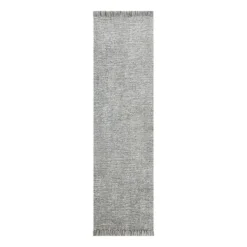 (A484) Crosby St Breton Grey Tufted Runner, 2x7