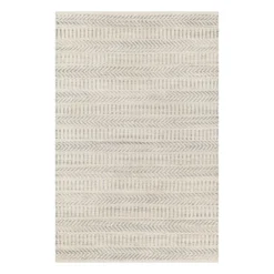 (A491) Ty Pennington Bali Grey Woven Area Rug, 8x10