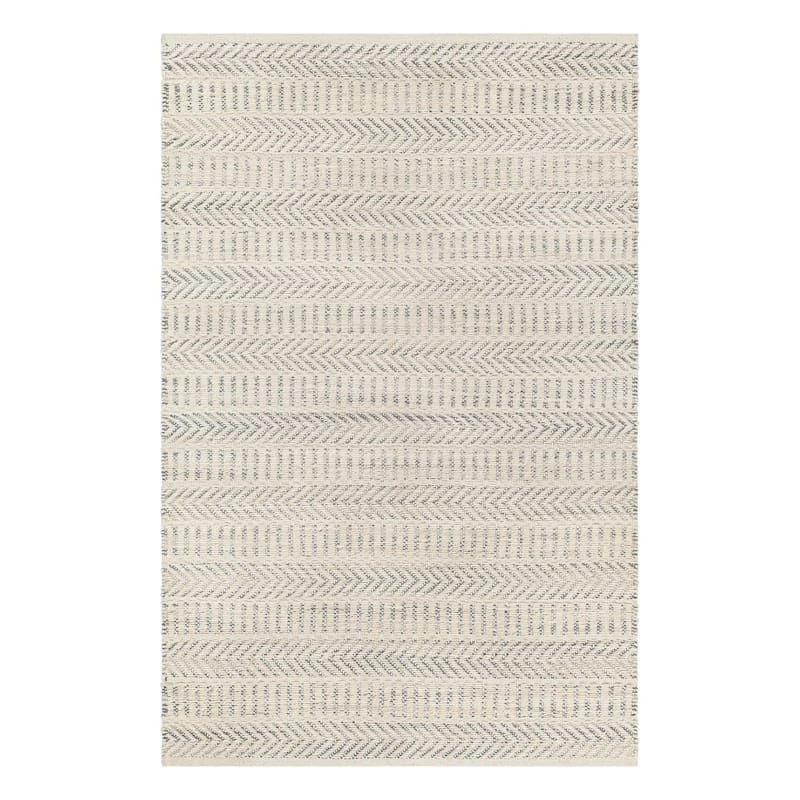 (A491) Ty Pennington Bali Grey Woven Area Rug, 8x10 1 (A491) Ty Pennington Bali Grey Woven Area Rug, 8x10