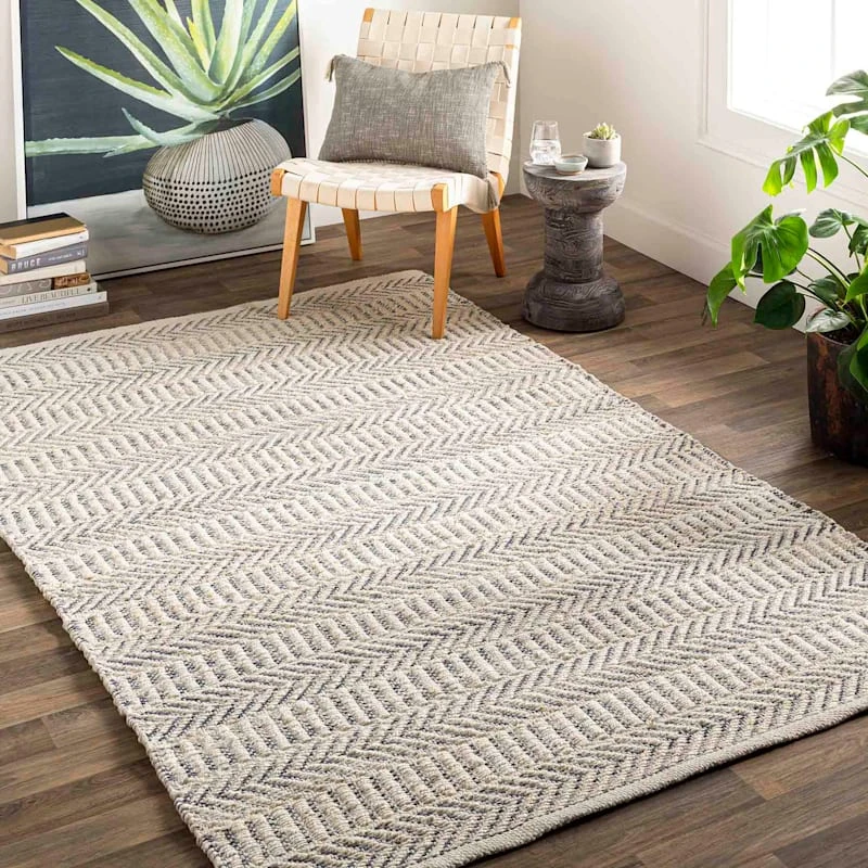 (A491) Ty Pennington Bali Grey Woven Area Rug, 8x10 2 (A491) Ty Pennington Bali Grey Woven Area Rug, 8x10 - Image 2