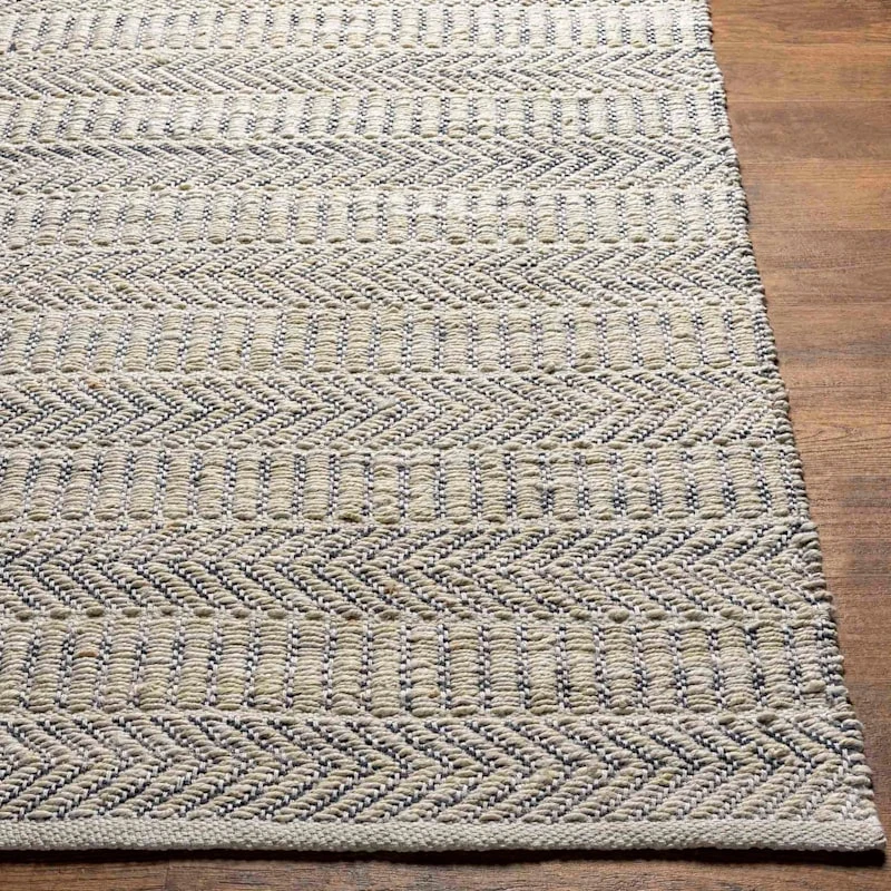 (A491) Ty Pennington Bali Grey Woven Area Rug, 8x10 5 (A491) Ty Pennington Bali Grey Woven Area Rug, 8x10 - Image 5