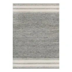 A499 Thornton Grey Woven Area Rug 5X7