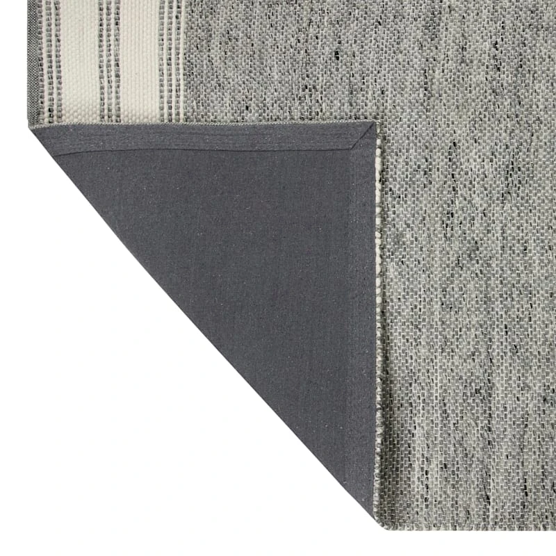 A499 Thornton Grey Woven Area Rug 5X7 3 A499 Thornton Grey Woven Area Rug 5X7 - Image 3