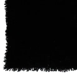 Accent Solid Black Thick Pile Shag, 2x4 8 Accent Solid Black Thick Pile Shag, 2x4 -Rugs Sales Store accent solid black thick pile shag 2x4 4