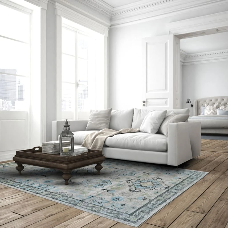 Alessandria Distressed Area Rug, 5x8 4 Alessandria Distressed Area Rug, 5x8 - Image 4