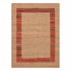 (B314) Henning Hand Woven Cotton Blend Red Chindi Area Rug, 5x7 9 (B314) Henning Hand Woven Cotton Blend Red Chindi Area Rug, 5x7 -Rugs Sales Store b314 henning hand woven cotton blend red chindi area rug 5x7 3