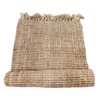(B485) Honeybloom Jute Boucle Fringe Accent Rug, 3x5