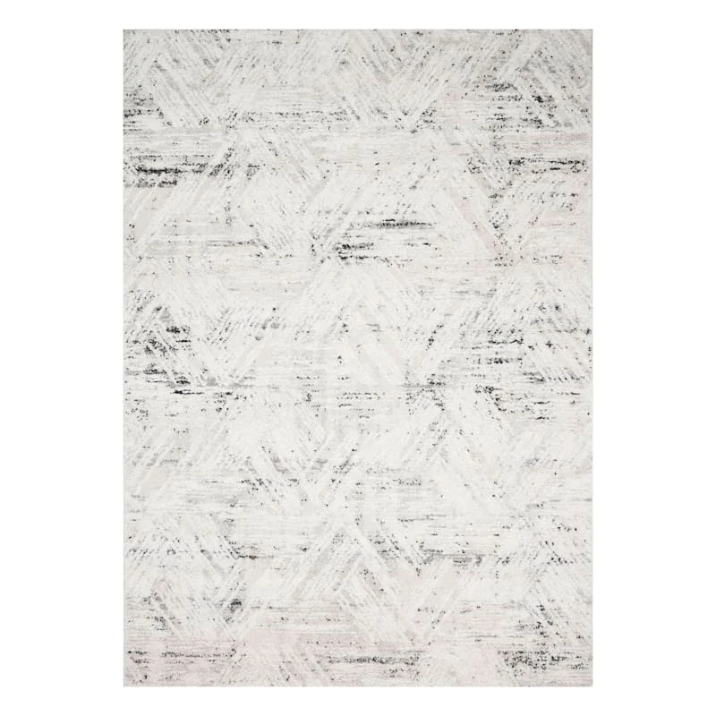 (B593) Boulder Ivory Area Rug, 5x7 1 (B593) Boulder Ivory Area Rug, 5x7
