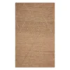(B661) Goldie Jute Diamond Design Accent Rug, 3x5