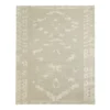 (B669) Found & Fable Goa Ivory Tribal Handmade Area Rug, 7x10