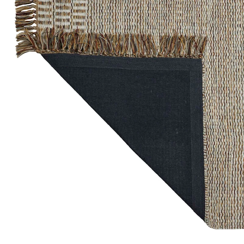 (B685) Tracey Boyd Natural Dunne Fringe Area Rug, 5x7 3 (B685) Tracey Boyd Natural Dunne Fringe Area Rug, 5x7 - Image 3