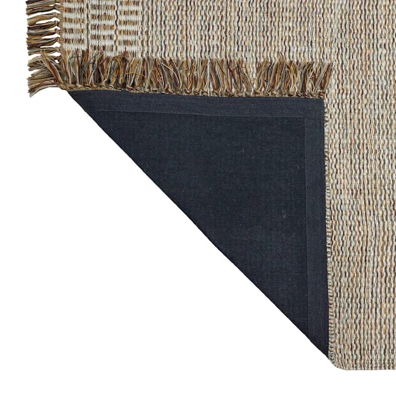 (B685) Tracey Boyd Natural Dunne Fringe Area Rug, 5x7 5 (B685) Tracey Boyd Natural Dunne Fringe Area Rug, 5x7 - Image 5
