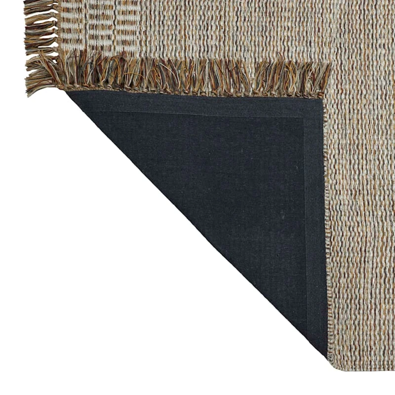 (B685) Tracey Boyd Natural Dunne Fringe Runner, 2x7 3 (B685) Tracey Boyd Natural Dunne Fringe Runner, 2x7 - Image 3