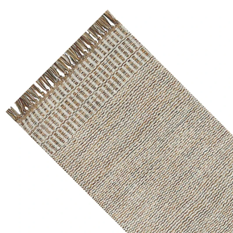 (B685) Tracey Boyd Natural Dunne Fringe Runner, 2x7 4 (B685) Tracey Boyd Natural Dunne Fringe Runner, 2x7 - Image 4
