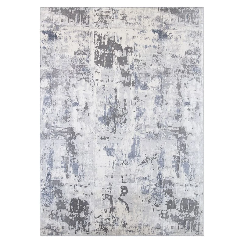 (B694) Laila Ali Verona Grey Abstract Woven Area Rug, 8x10 1 (B694) Laila Ali Verona Grey Abstract Woven Area Rug, 8x10
