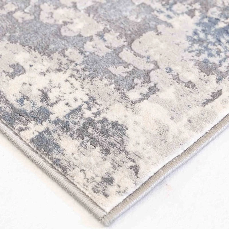 (B694) Laila Ali Verona Grey Abstract Woven Area Rug, 8x10 2 (B694) Laila Ali Verona Grey Abstract Woven Area Rug, 8x10 - Image 2