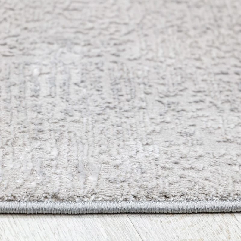 (B715) Laila Ali Verona Grey Woven Area Rug, 8x10 2 (B715) Laila Ali Verona Grey Woven Area Rug, 8x10 - Image 2