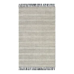 Rugs Sales Store 48 (B723) Crosby St Lorre Neutral Flatweave Accent Rug, 3x5