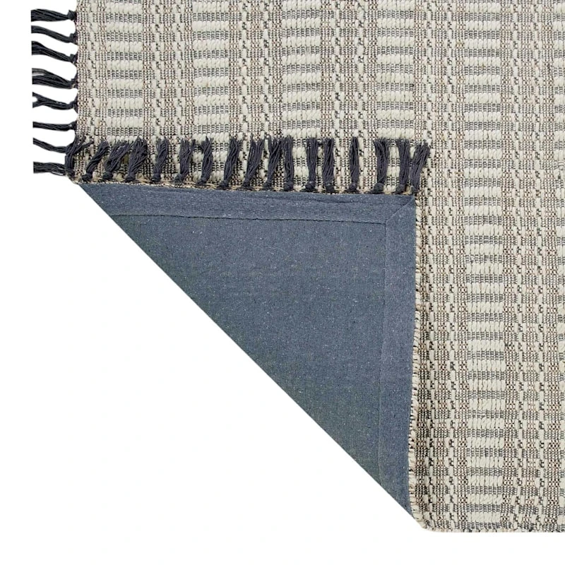 (B723) Crosby St Lorre Neutral Flatweave Accent Rug, 3x5 3 (B723) Crosby St Lorre Neutral Flatweave Accent Rug, 3x5 - Image 3
