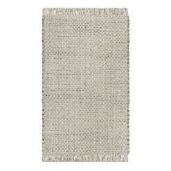 (B724) Ty Pennington Topher Neutral Flatweave Accent Rug, 3x5