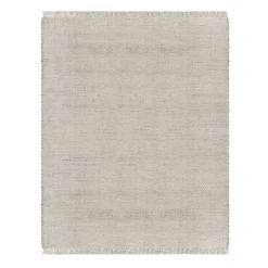 (B724) Ty Pennington Topher Neutral Flatweave Area Rug, 8x10