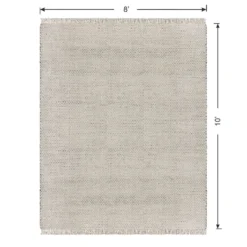 (B724) Ty Pennington Topher Neutral Flatweave Area Rug, 8x10 -Rugs Sales Store b724 ty pennington topher neutral flatweave area rug 8x10 5