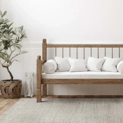 (B724) Ty Pennington Topher Neutral Flatweave Runner, 2x7 -Rugs Sales Store b724 ty pennington topher neutral flatweave runner 2x7 6