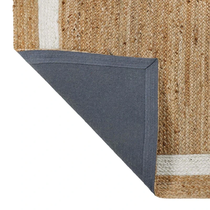 (B728) Kinsey Natural Border Area Rug, 8x10 3 (B728) Kinsey Natural Border Area Rug, 8x10 - Image 3