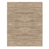 (B729) Ty Pennington Kensie Natural Striped Jute Area Rug, 8x10