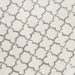 (B746) Elenor Ivory Geometric Area Rug, 8x10 -Rugs Sales Store b746 elenor ivory geometric area rug 8x10 5