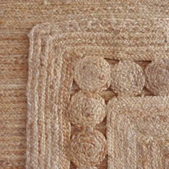 (B760) Found & Fable Jute Braided Area Rug, 5x7 -Rugs Sales Store b760 found fable jute braided area rug 5x7 3