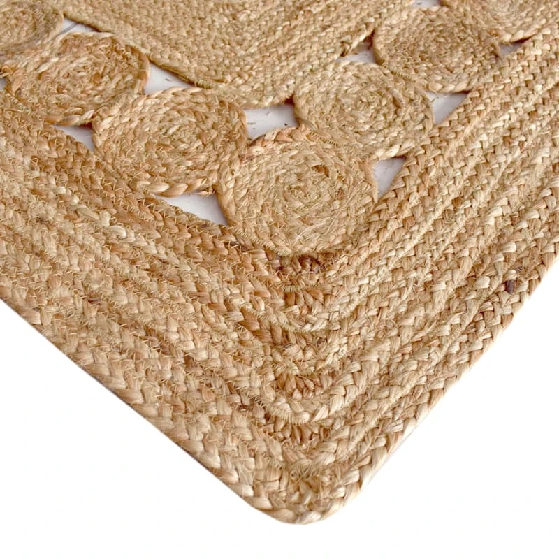 (B760) Found & Fable Jute Braided Area Rug, 8x10 2 (B760) Found & Fable Jute Braided Area Rug, 8x10 - Image 2