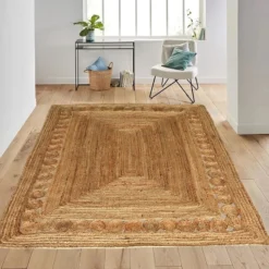 (B760) Found & Fable Jute Braided Area Rug, 8x10 9 (B760) Found & Fable Jute Braided Area Rug, 8x10 -Rugs Sales Store b760 found fable jute braided area rug 8x10 5