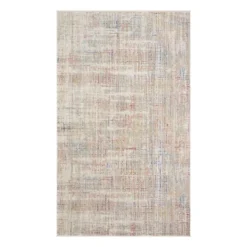 (B768) Crosby St Ellie Taupe Abstract Accent Rug, 3x5