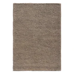 (B770) Gravel Beige Textured Area Rug, 5x7