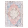 (B783) Found & Fable Amelie Multi Medallion Washable Area Rug, 5x7