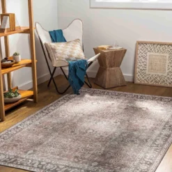 (B784) Colin Multi Floral Washable Area Rug, 5x7 -Rugs Sales Store b784 colin multi floral washable area rug 5x7 6