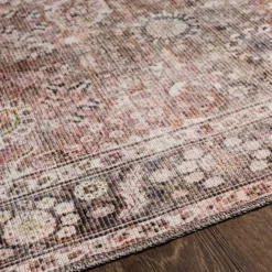 (B784) Colin Multi Floral Washable Area Rug, 8x10 -Rugs Sales Store b784 colin multi floral washable area rug 8x10 4