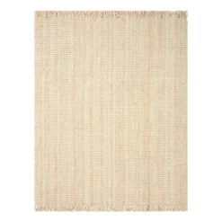 (B795) Fairfax Natural Jute Area Rug, 8x10
