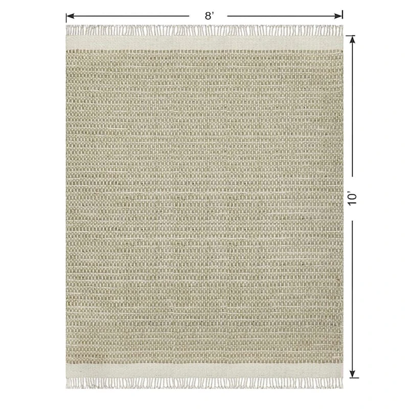 (B820) Honeybloom Dunstan Natural Tan Area Rug, 8x10 5 (B820) Honeybloom Dunstan Natural Tan Area Rug, 8x10 - Image 5