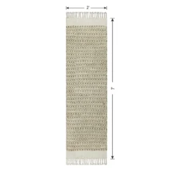 (B820) Honeybloom Dunstan Natural Tan Runner, 2x7 10 (B820) Honeybloom Dunstan Natural Tan Runner, 2x7 -Rugs Sales Store b820 honeybloom dunstan natural tan runner 2x7 5
